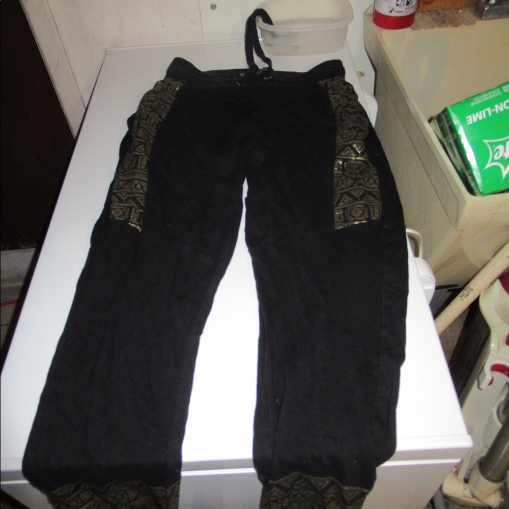 Black joggers